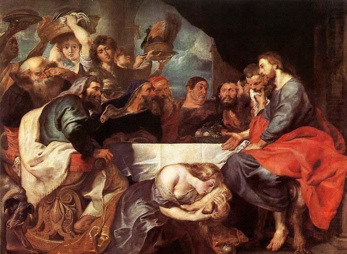 Peter Paul Rubens Christ at Simon the Pharisee china oil painting image